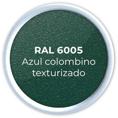 RAL 6005 Azul colombino texturizado