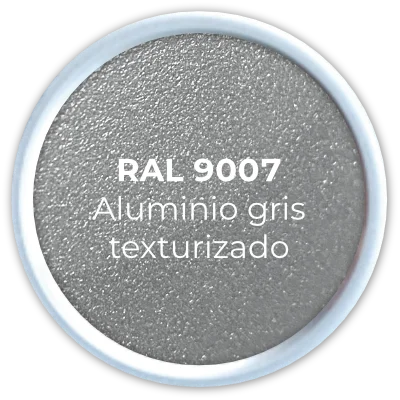 RAL 9007 Aluminio gris texturizado