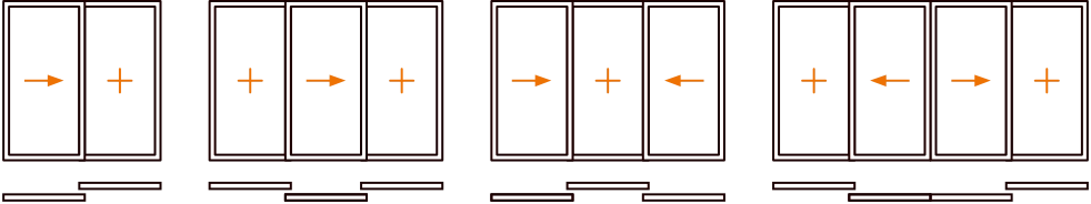 Puerta corredera hermetica aperturas